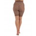 Pamela Mann Small Leopard Printed Curvy Anti Chafing Shorts